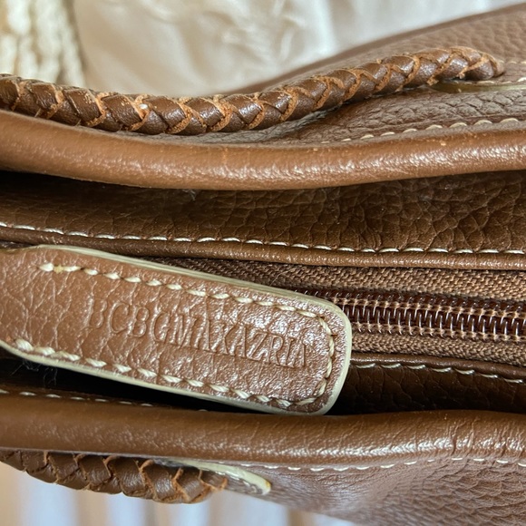 BCBGMAXAZRIA Cocoa Brown Leather Pebbled Bag - Picture 4 of 11